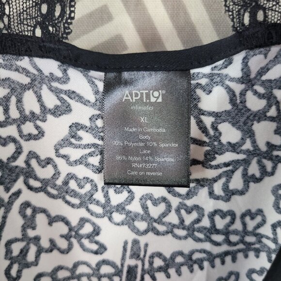 NEW Apt 9 Nightgown size XL Dress Pink Lace Back Lightweight Flowy Stretchy Pink - Picture 7 of 7